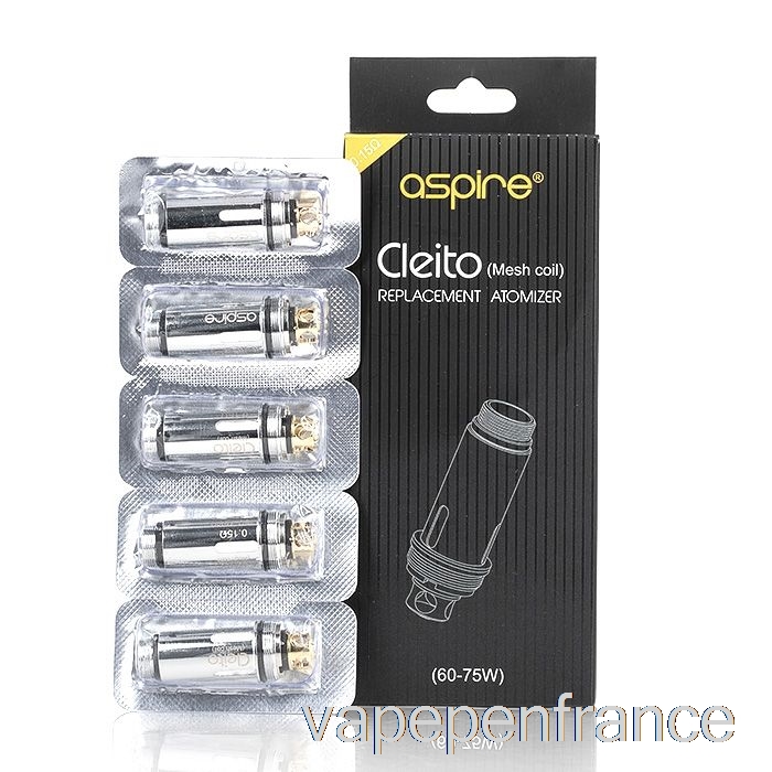 Bobines De Remplacement Aspire Cleito Stylo Vape Kanthal 0,2ohm